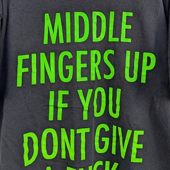 HTF Bring Me the Horizon Middle Finger Shirt - Picture 3 of 9